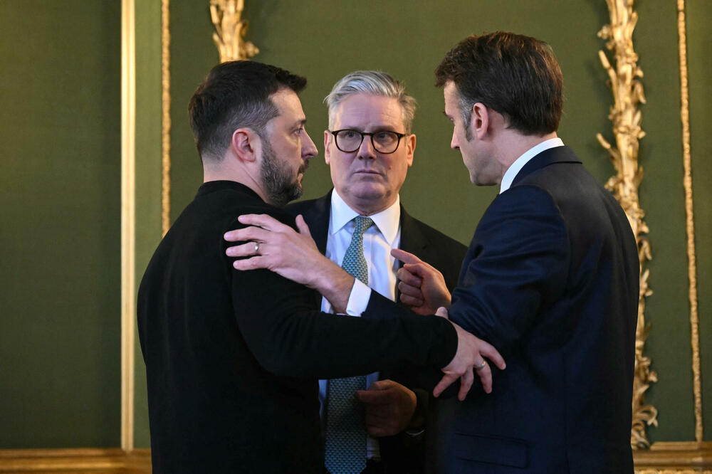 Zelenski, Starmer i Makron, Foto: Reuters