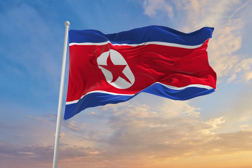 Zastava Sjeverne Koreje (Ilustracija), Foto: Shutterstock
