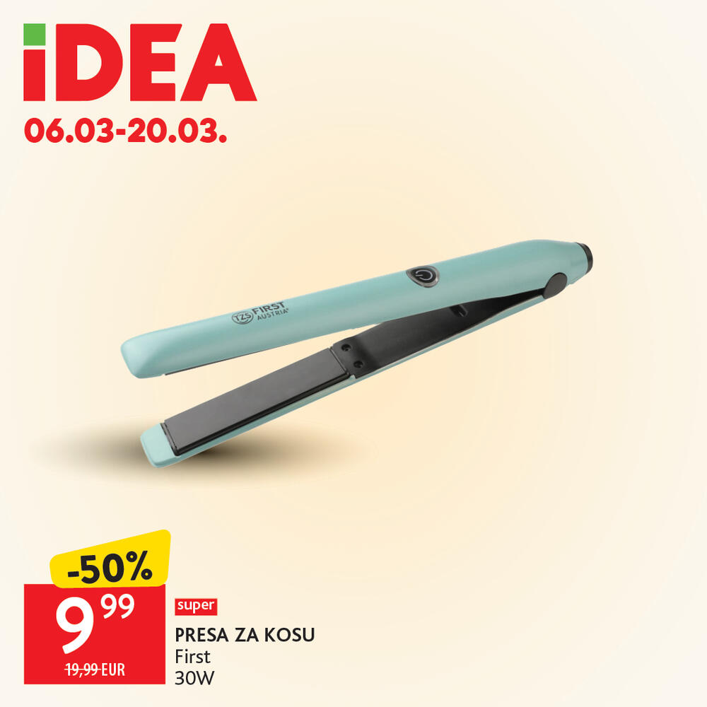 <p>Prelistajte <a href="https://catalog.idea.co.me/mart-2025/redovna-akcija-0603-1203/"><strong>novi IDEA katalog</strong> </a>i uvjerite se da vas u IDEA prodavnicama očekuje bogata ponuda pažljivo biranih namirnica po sniženim cijenama.</p>