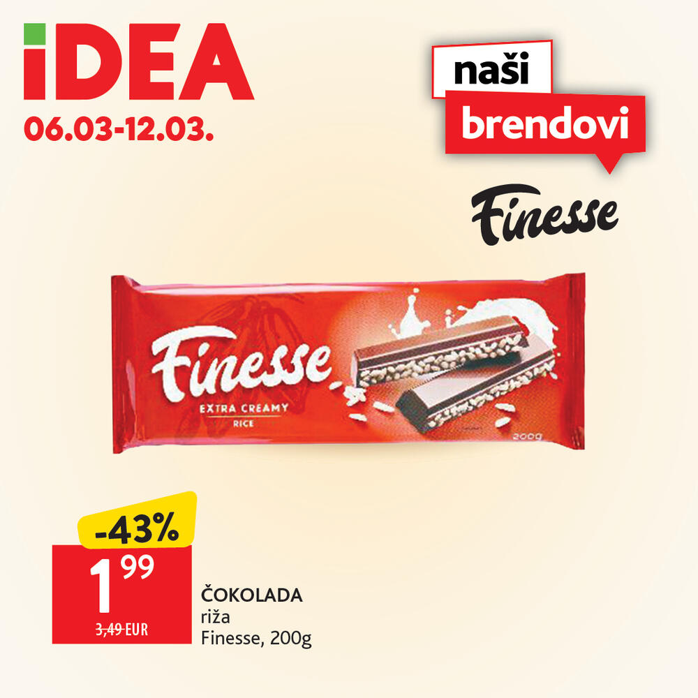 <p>Prelistajte <a href="https://catalog.idea.co.me/mart-2025/redovna-akcija-0603-1203/"><strong>novi IDEA katalog</strong> </a>i uvjerite se da vas u IDEA prodavnicama očekuje bogata ponuda pažljivo biranih namirnica po sniženim cijenama.</p>