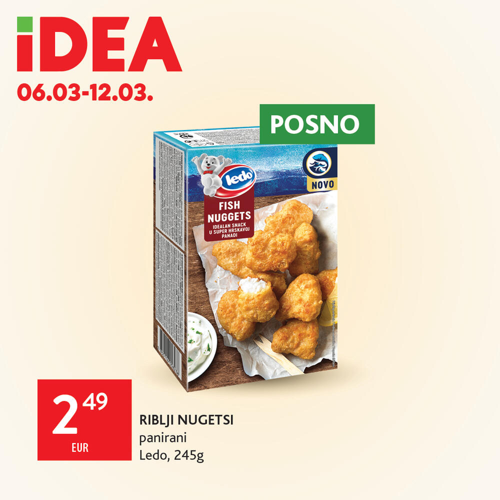 <p>Prelistajte <a href="https://catalog.idea.co.me/mart-2025/redovna-akcija-0603-1203/"><strong>novi IDEA katalog</strong> </a>i uvjerite se da vas u IDEA prodavnicama očekuje bogata ponuda pažljivo biranih namirnica po sniženim cijenama.</p>