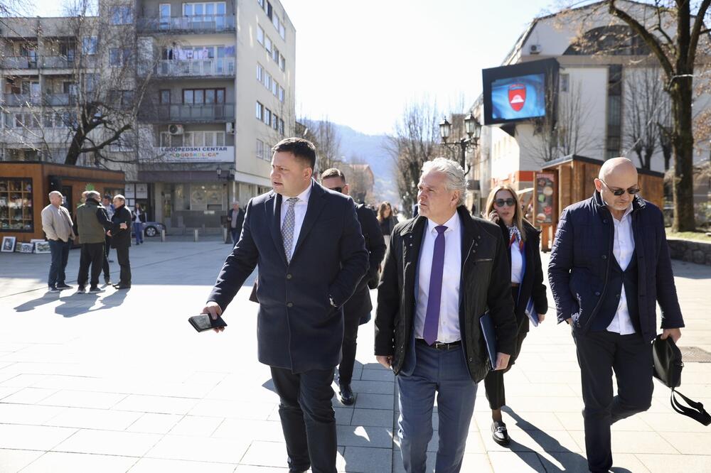 Johan Satler u radnoj posjeti Opštini Bijelo Polje, Foto: Jadrankla Ćetković