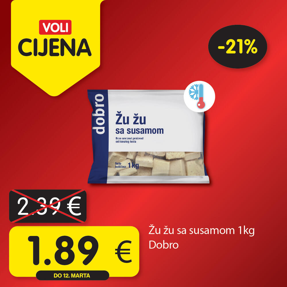 <p>Potražite proizvode sa specijalnom oznakom Voli cijena i uštedite vaš kućni budžet.</p>  <p> </p>