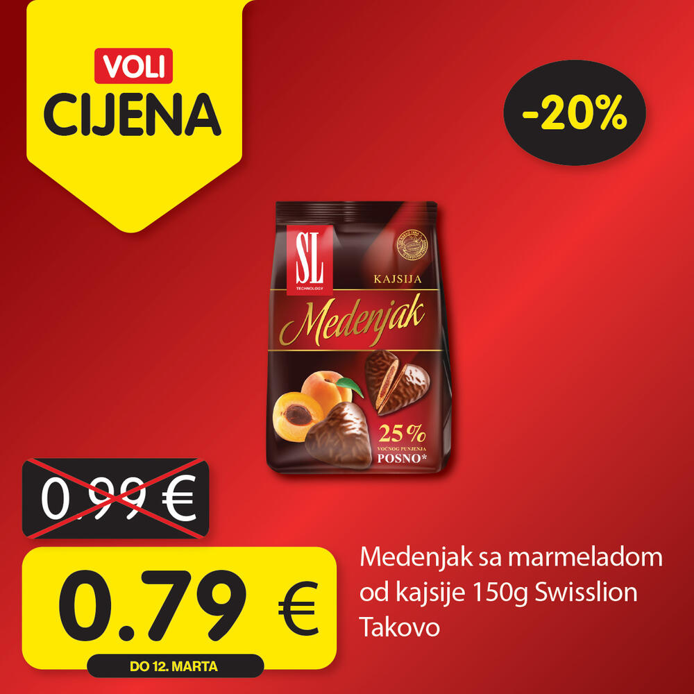 <p>Potražite proizvode sa specijalnom oznakom Voli cijena i uštedite vaš kućni budžet.</p>  <p> </p>