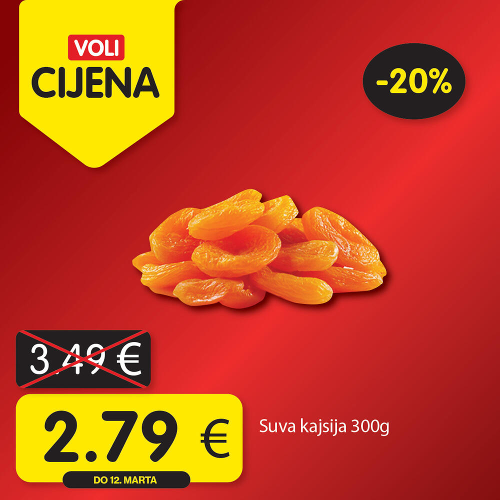 <p>Potražite proizvode sa specijalnom oznakom Voli cijena i uštedite vaš kućni budžet.</p>  <p> </p>