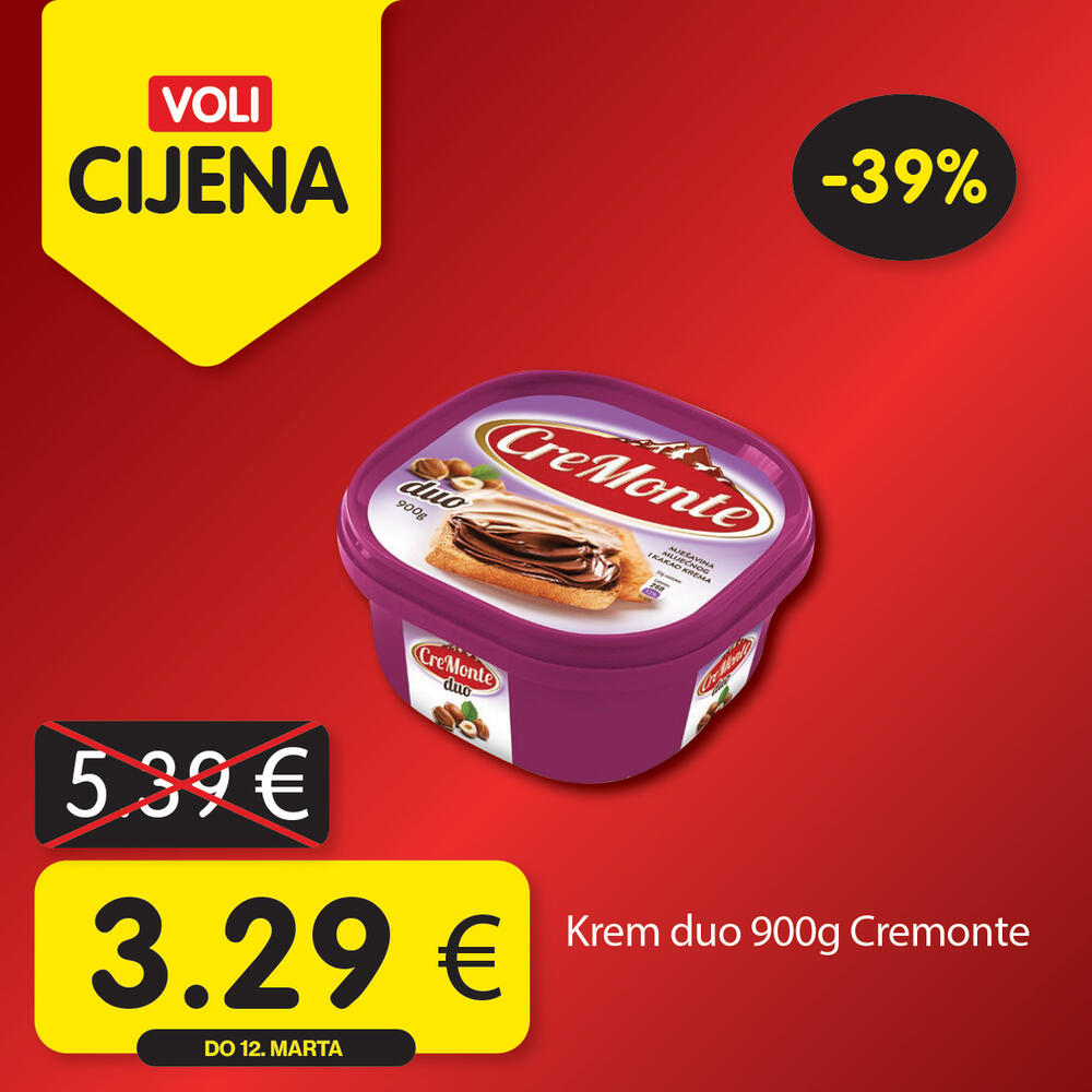 <p>Potražite proizvode sa specijalnom oznakom Voli cijena i uštedite vaš kućni budžet.</p>  <p> </p>