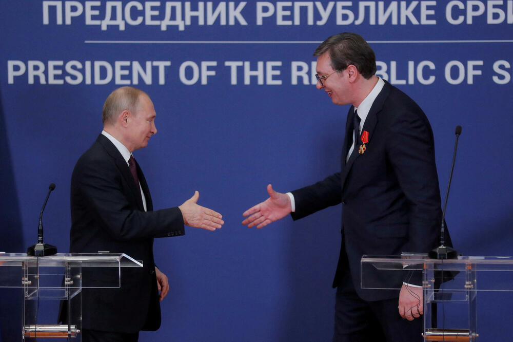 Putin i Vučić u Beogradu 2019., Foto: Reuters