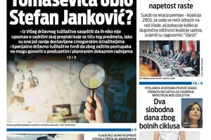 Naslovna strana "Vijesti" za 8. mart 2025.