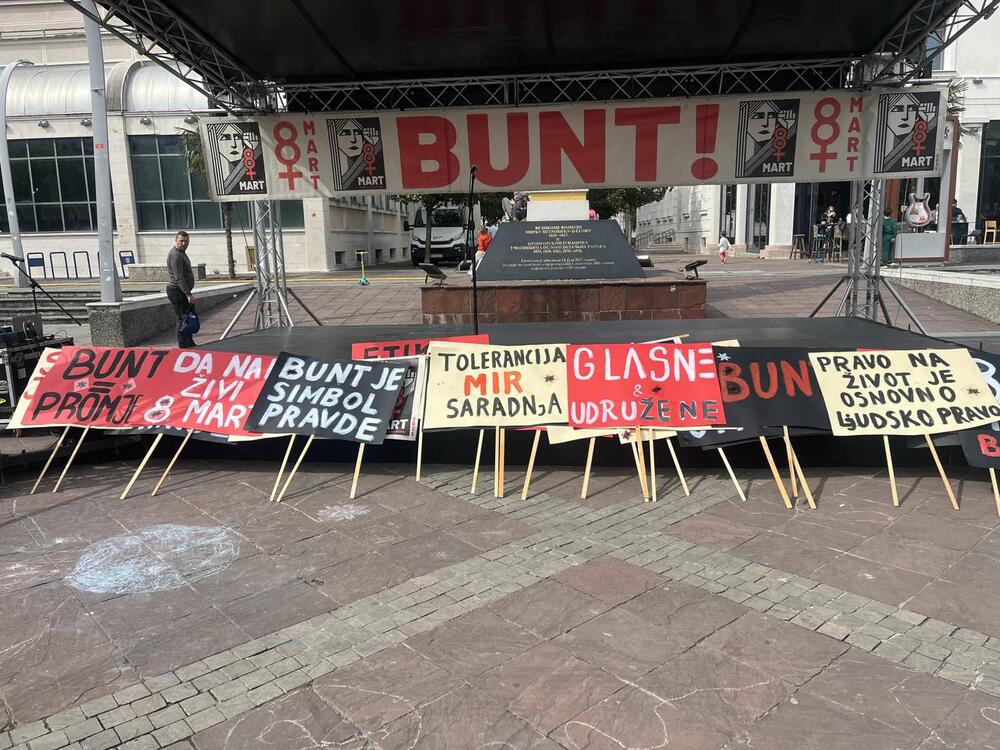 <p>Osmomartovski marš pod sloganom “Bunt” organizovao je CŽP</p>