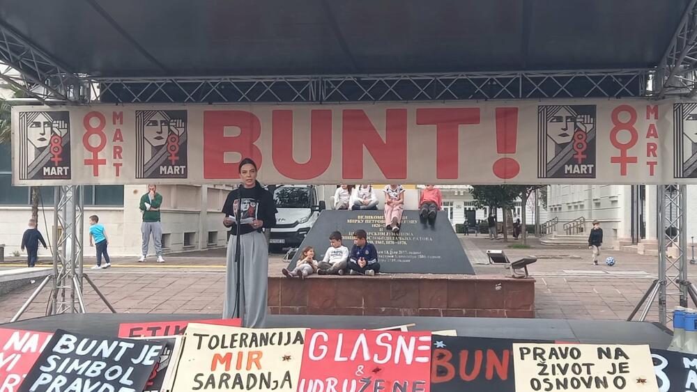 <p>Osmomartovski marš pod sloganom “Bunt” organizovao je CŽP</p>