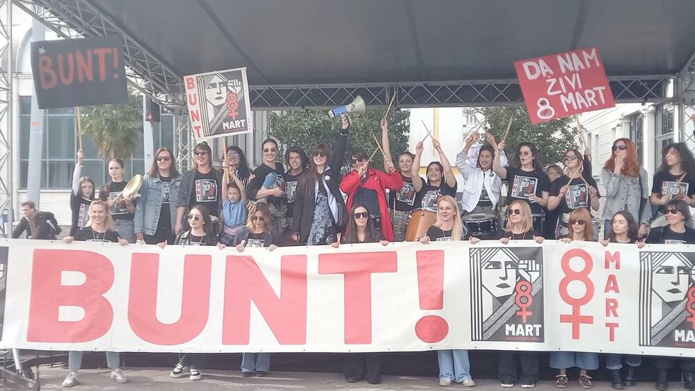 <p>Osmomartovski marš pod sloganom “Bunt” organizovao je CŽP</p>