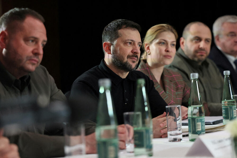 Zelenski i njegov tim na sastanku sa američkim predstavnicima u Minhenu 14. februara (Ilustracija), Foto: REUTERS