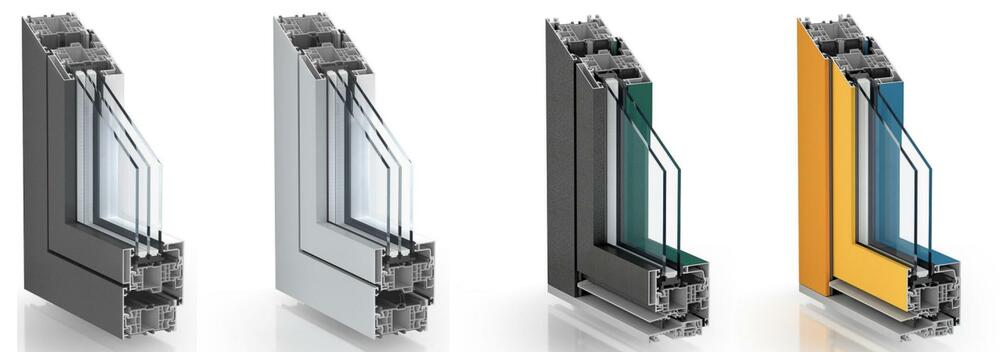 Presjeci profila i različite varijante profila i boja