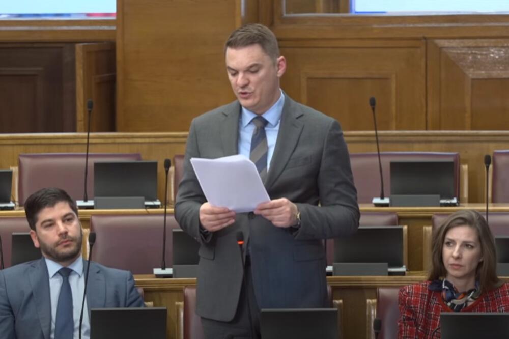 Šahmanović, Foto: Screenshot/YouTube/Skuština Crne Gore