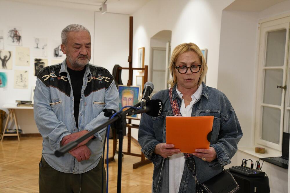 Sa otvaranja izložbe u Perjaničkom domu, Foto: Jovana Vujanović / MSUCG