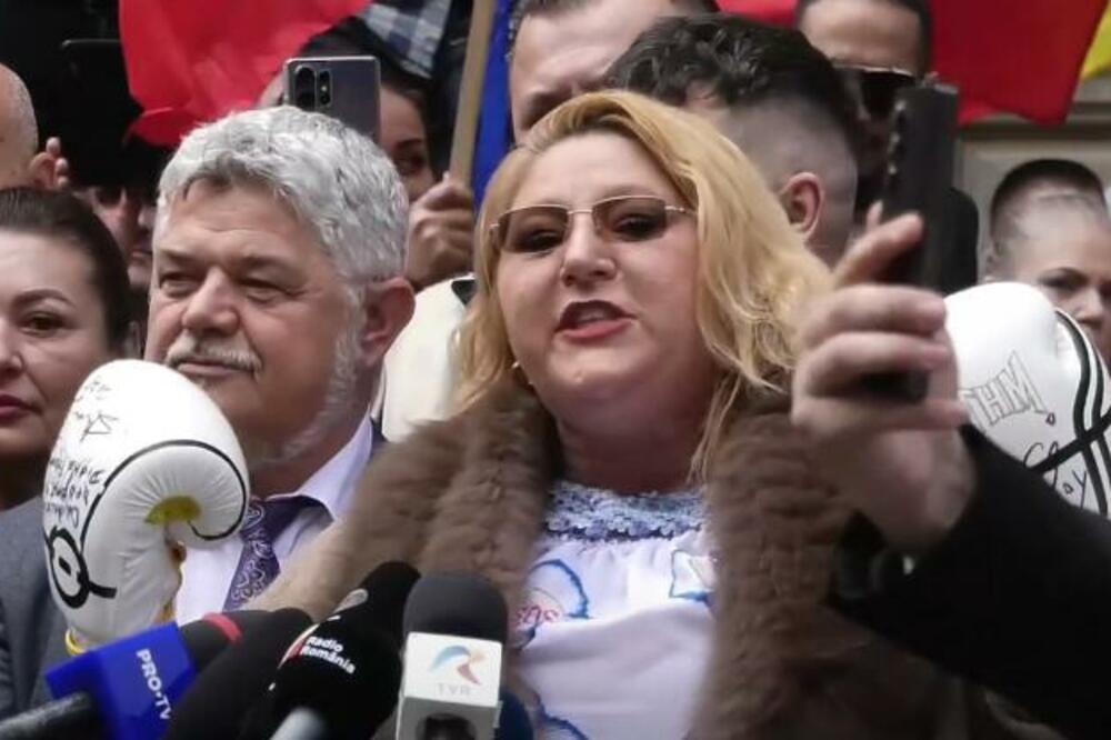 Diana Šošoaka na mitingu sa pristalicama, Foto: Printscreen YouTube