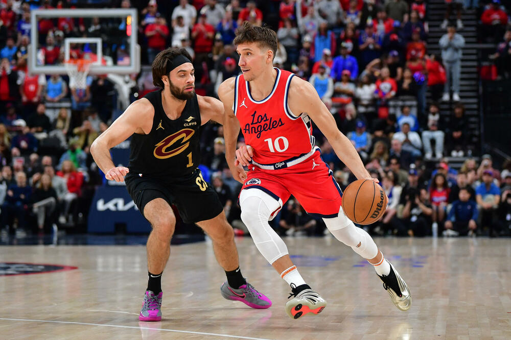 Bogdan Bogdanović na utakmici sa Klivlendom, Foto: Reuters