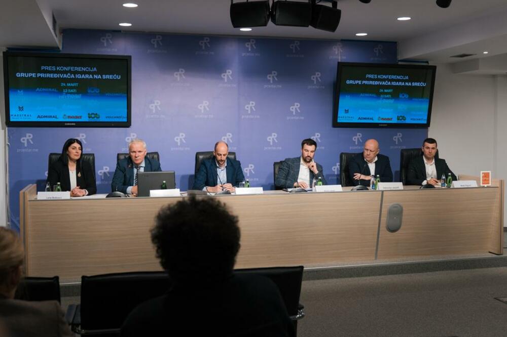 Pres konferencija „Izazovi i perspektive - Zakonska regulativa igara na sreću u Crnoj Gori“, Foto: PR Centar