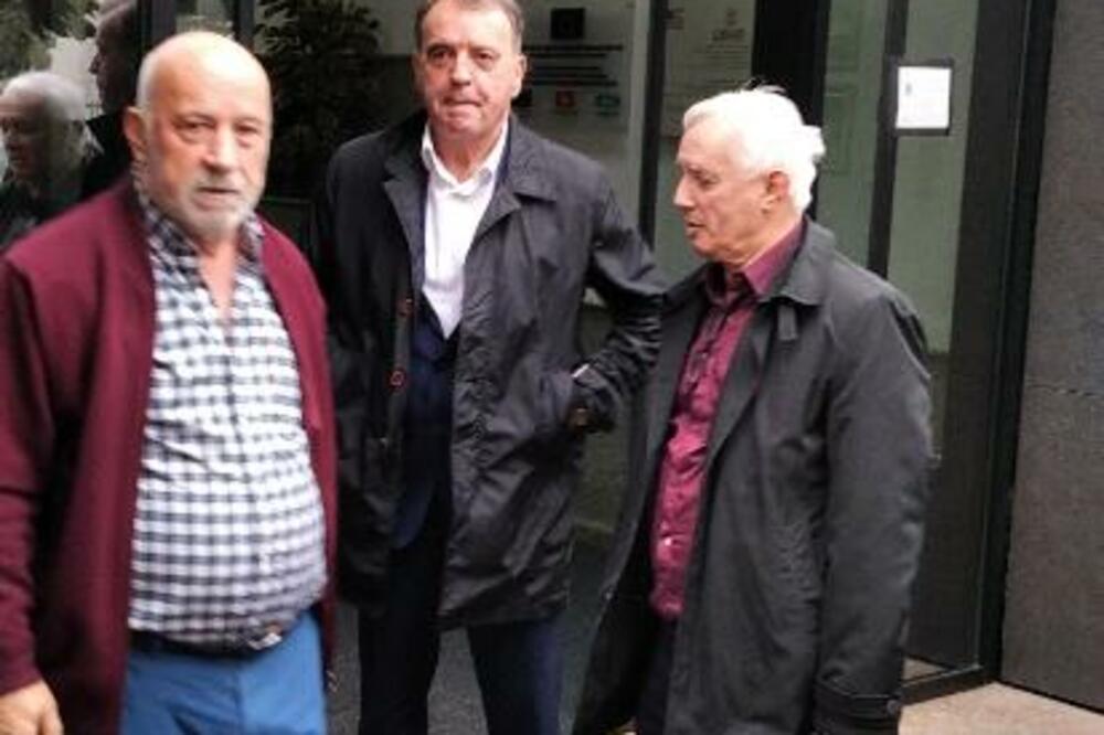 Kovačević i njegov advokat, Foto: Komnen Radević