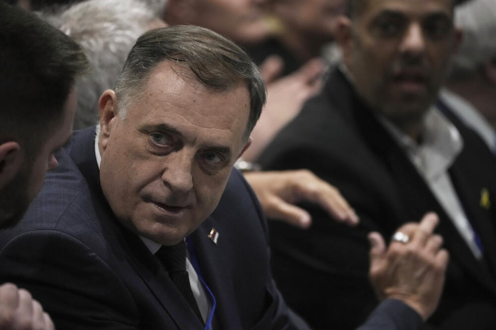Dodik juče na konferenciji u Jerusalimu, Foto: Beta/AP