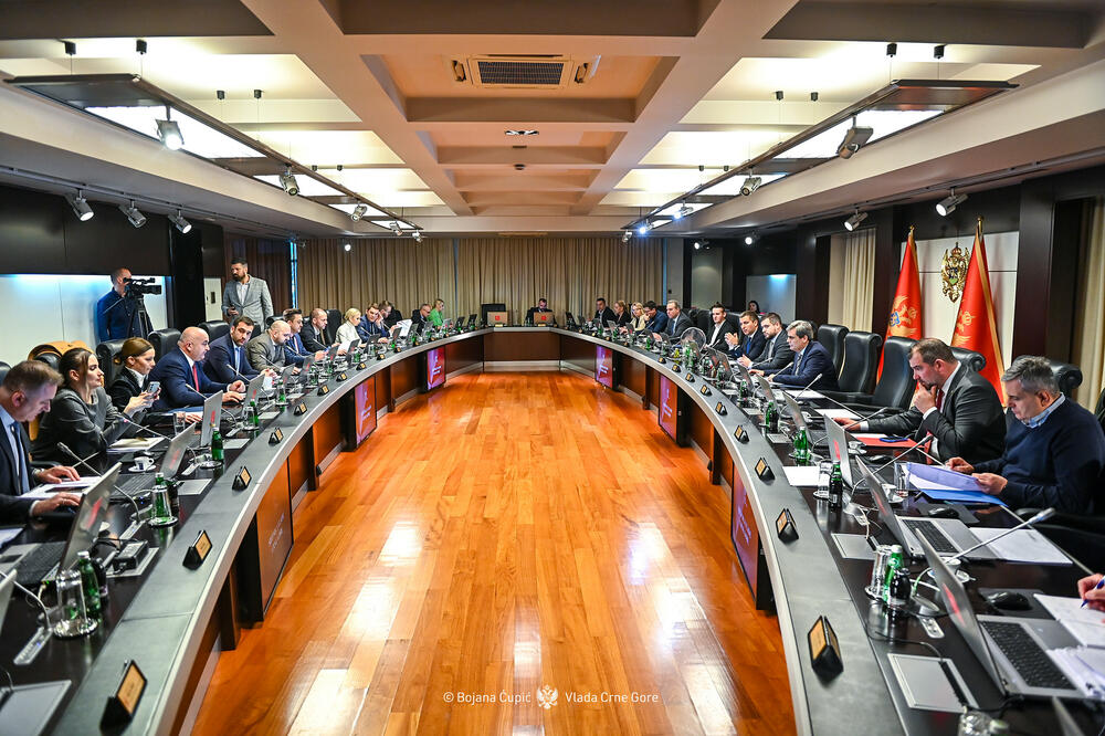 Sa sjednice Vlade, Foto: Bojana Ćupić/Vlada Crne Gore