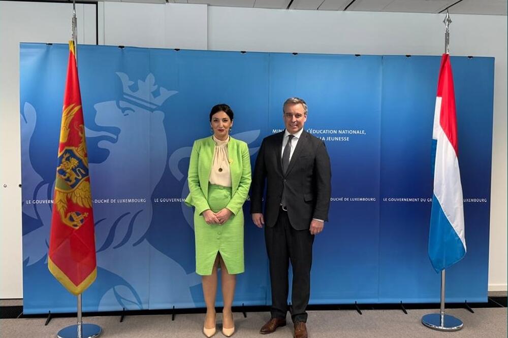 Anđela Jakšić-Stojanović i Klaus Meis, Foto: Ministarstvo prosvjete, nauke i inovacija