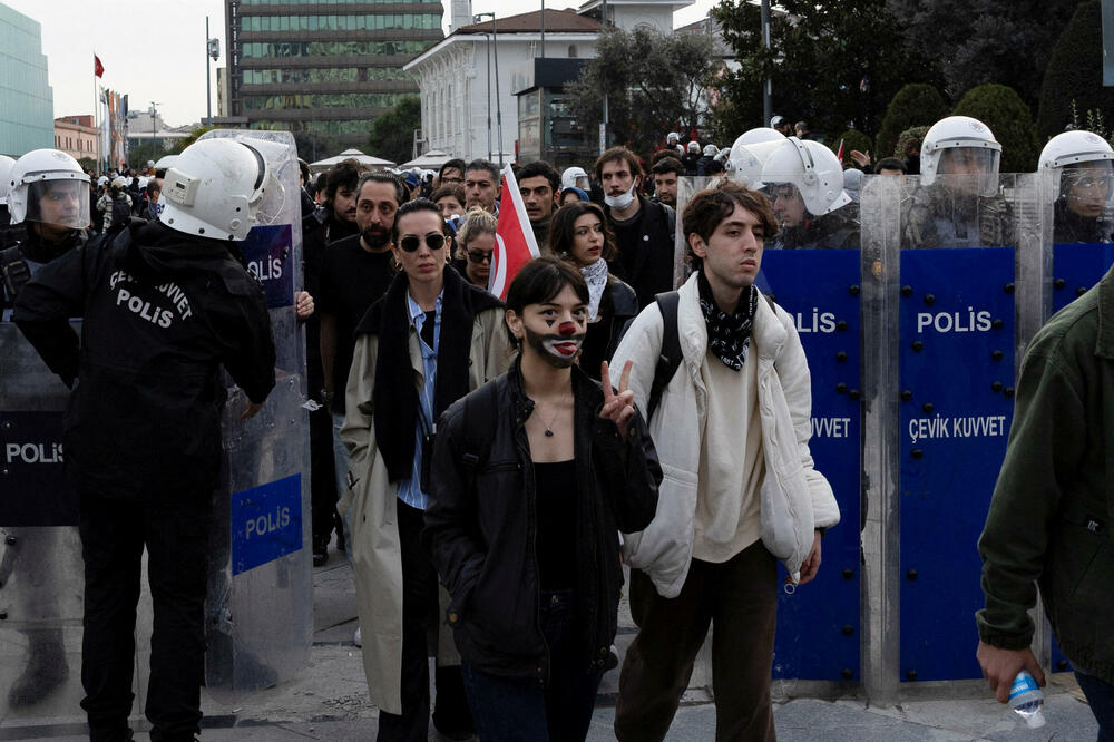 Sa protesta u Istanbulu, Foto: Reuters