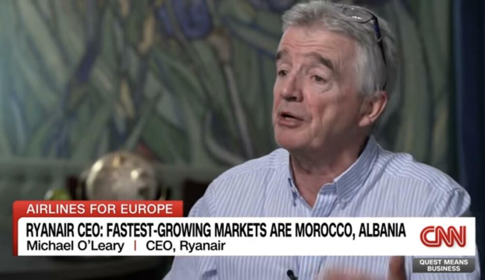 Intervju Michael O’Leary-a  za CNN.