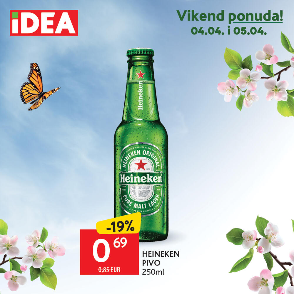 <p>Pogledajte <a href="https://catalog.idea.co.me/april-2025/redovna-akcija-304-904/?page=1" target="_blank">novi nedjeljni IDEA katalog</a> sa bogatom ponudom proizvoda po sniženim cijenama<br />  </p>