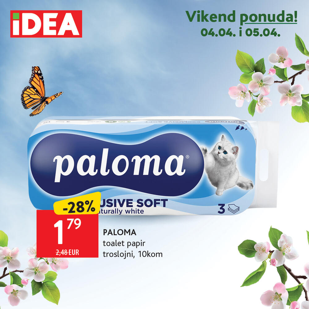 <p>Pogledajte <a href="https://catalog.idea.co.me/april-2025/redovna-akcija-304-904/?page=1" target="_blank">novi nedjeljni IDEA katalog</a> sa bogatom ponudom proizvoda po sniženim cijenama<br />  </p>