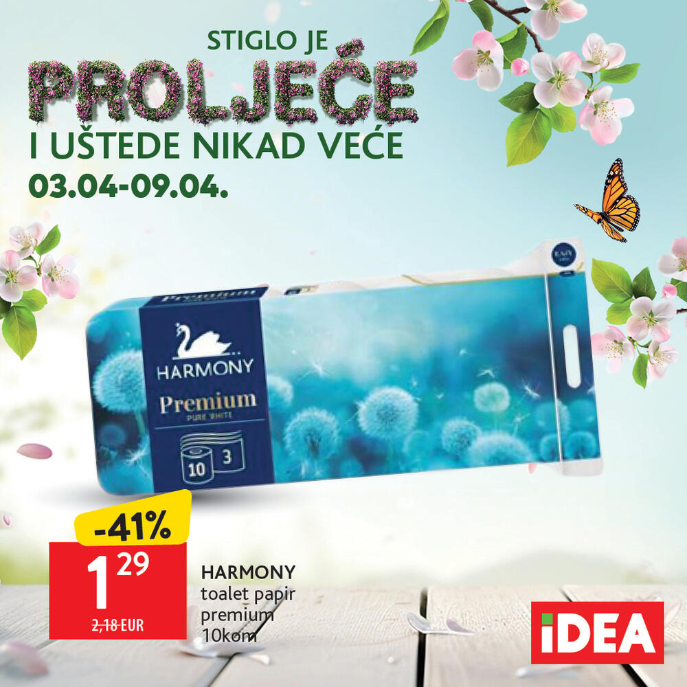 <p>Pogledajte <a href="https://catalog.idea.co.me/april-2025/redovna-akcija-304-904/?page=1" target="_blank">novi nedjeljni IDEA katalog</a> sa bogatom ponudom proizvoda po sniženim cijenama<br />  </p>