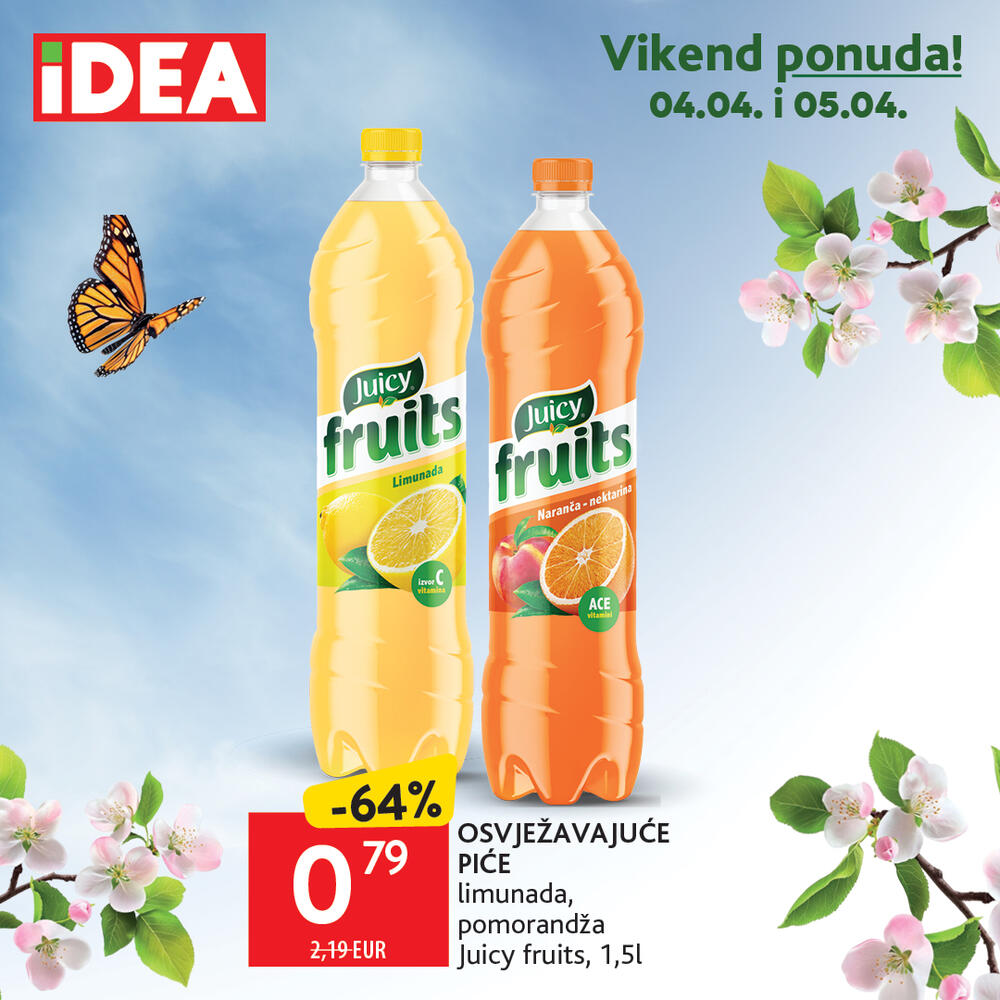 <p>Pogledajte <a href="https://catalog.idea.co.me/april-2025/redovna-akcija-304-904/?page=1" target="_blank">novi nedjeljni IDEA katalog</a> sa bogatom ponudom proizvoda po sniženim cijenama<br />  </p>