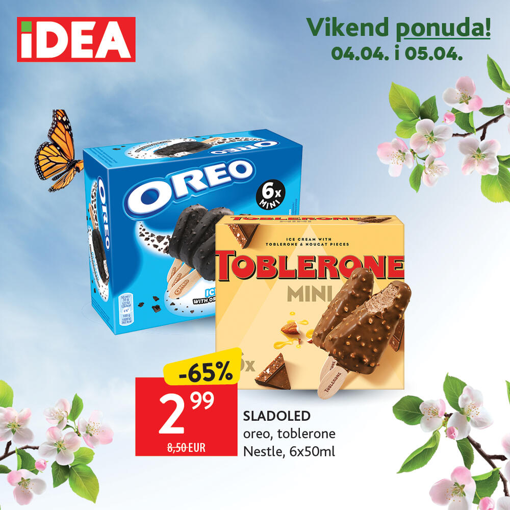 <p>Pogledajte <a href="https://catalog.idea.co.me/april-2025/redovna-akcija-304-904/?page=1" target="_blank">novi nedjeljni IDEA katalog</a> sa bogatom ponudom proizvoda po sniženim cijenama<br />  </p>