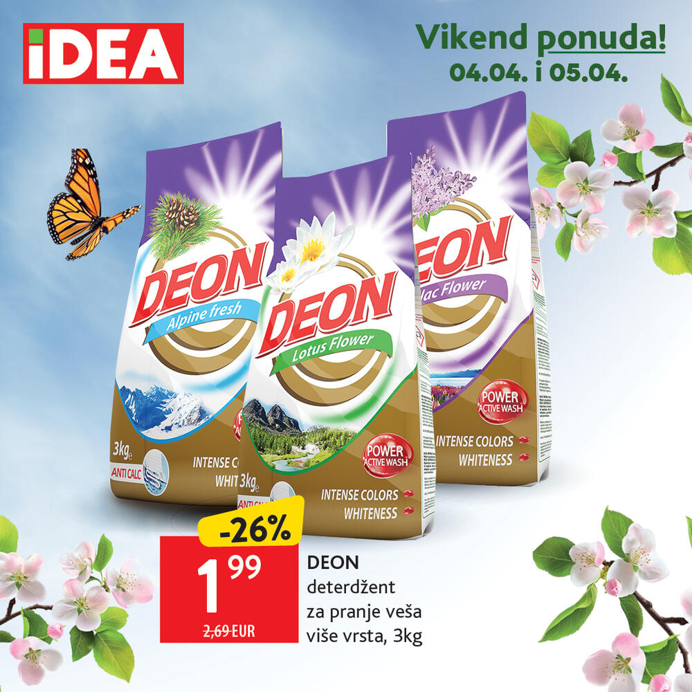 <p>Pogledajte <a href="https://catalog.idea.co.me/april-2025/redovna-akcija-304-904/?page=1" target="_blank">novi nedjeljni IDEA katalog</a> sa bogatom ponudom proizvoda po sniženim cijenama<br />  </p>