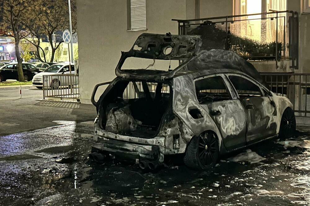 Radulovićev automobil zapaljen u decembru prošle godine, Foto: Jelena Jovanović