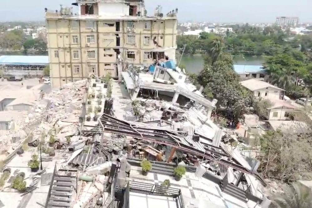 Detalj iz Mjanmara nakon zemljotresa, Foto: REUTERS