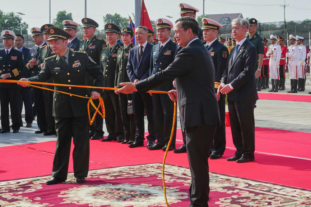 <p>"Nema šta da se krije" o ovoj pomorskoj bazi, gdje bi mogli da se usidre i broovi drugih država, rekao je premijer Kambodže Hun Manet</p>