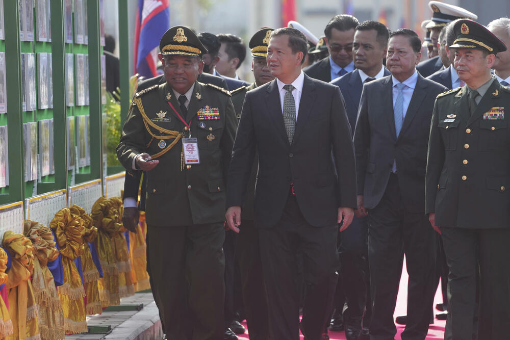 <p>"Nema šta da se krije" o ovoj pomorskoj bazi, gdje bi mogli da se usidre i broovi drugih država, rekao je premijer Kambodže Hun Manet</p>