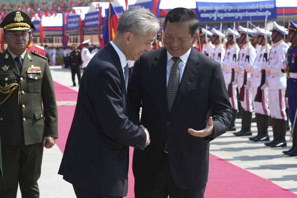 <p>"Nema šta da se krije" o ovoj pomorskoj bazi, gdje bi mogli da se usidre i broovi drugih država, rekao je premijer Kambodže Hun Manet</p>