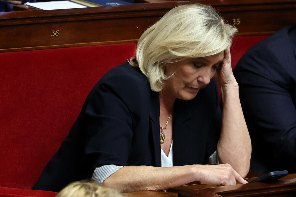 Marin le Pen i njeni populistički saveznici osudili su presudu kao političku namještaljku, Foto: Rojters