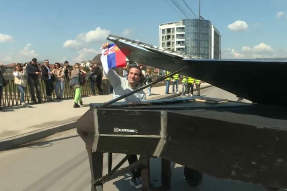Martelo tokom jučerašnje studentske blokade, Foto: N1