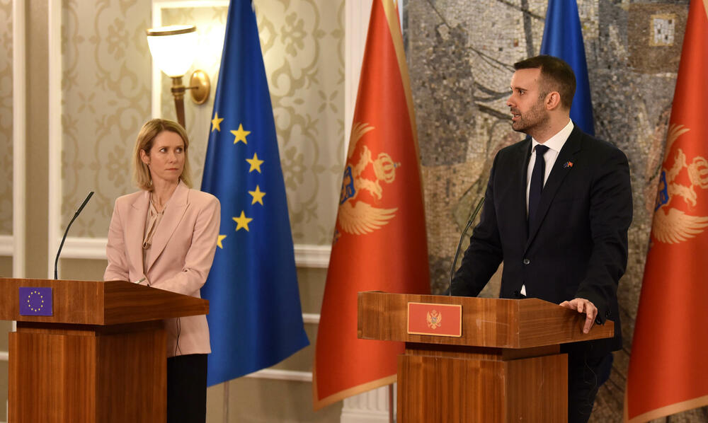 <p>"Drago mi je da Crna Gora podržava teritorijalni integritet Ukrajine i povelju UN. Kao što ste velikodušno prihvatili ukrajinske izbjeglice. Koliko shvatam, primili ste ih više po glavi stanovnika nego bilo koja zemlja na svijetu", poručila je Kalas</p>