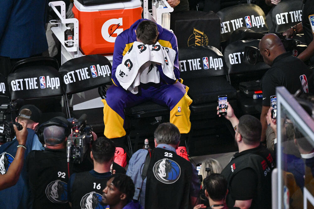 Emotivno veče je iza Luke Dončića, Foto: Reuters