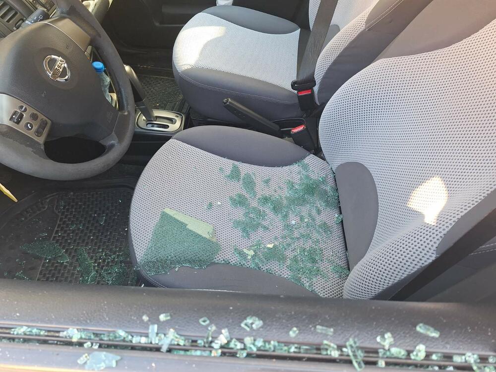 demolirano auto Zorana Lučića