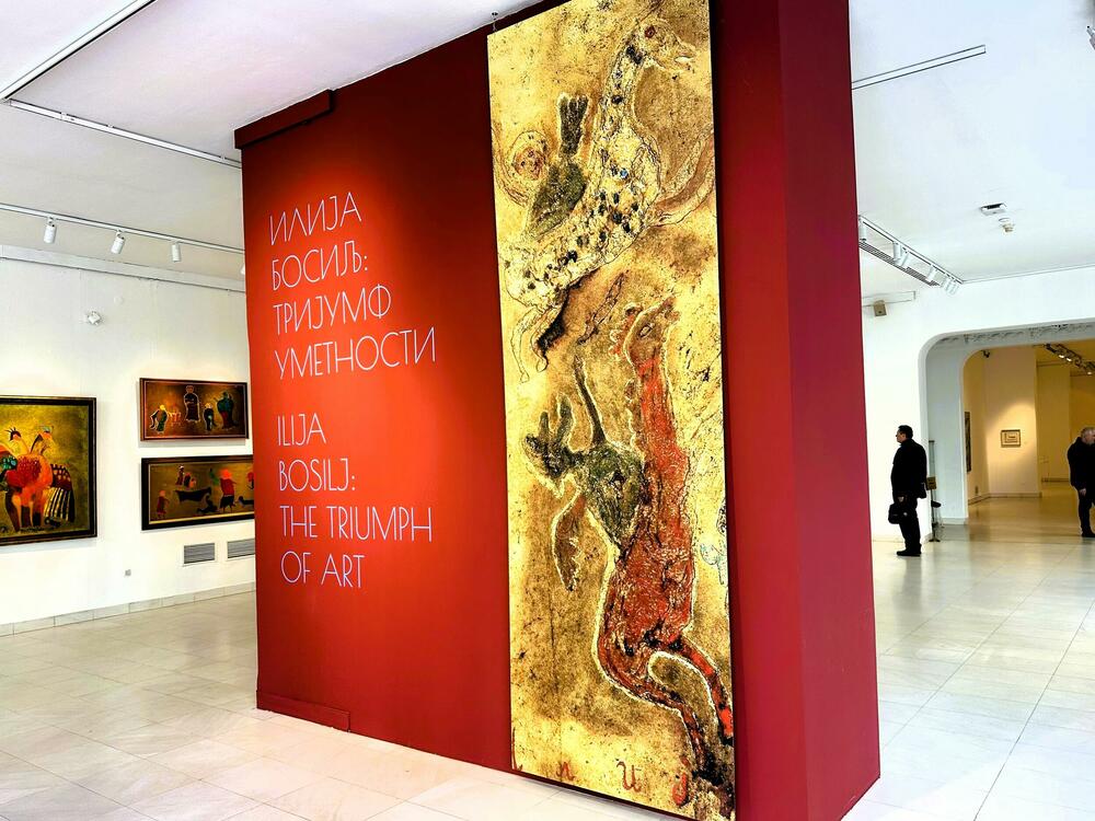 Sa izložbe 'Trijumf umjetnosti' Ilije Bosilja