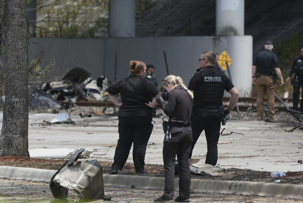 <p>Federalna uprava za vazduhoplovstvo (FAA) identifikovala avion kao Cesnu 310 sa tri osobe u njemu. Srušio se oko 10:20 po lokalnom vremenu poslije polaska sa aerodroma u Boka Ratonu za Talahasi, saopštila je FAA</p>