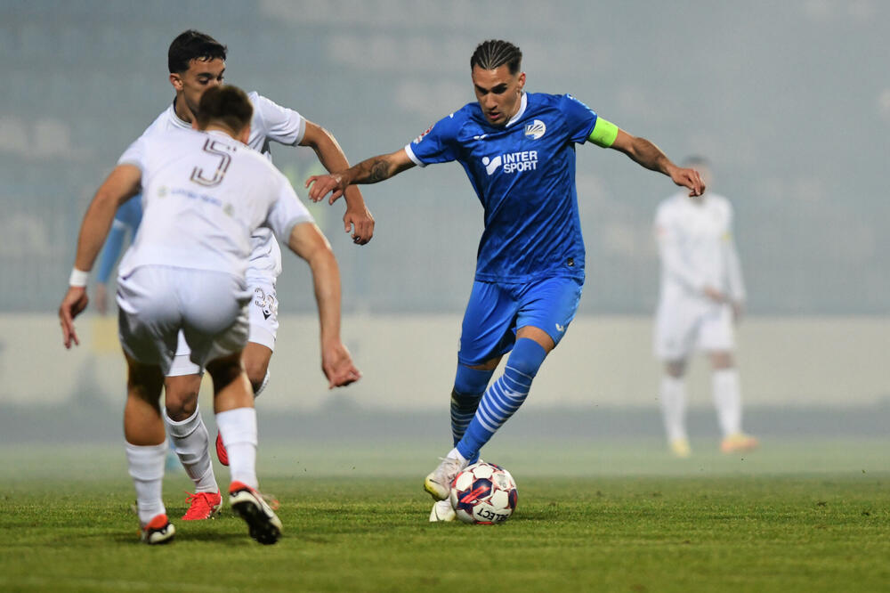 Janjić na utakmici protiv Budućnosti, Foto: FSCG