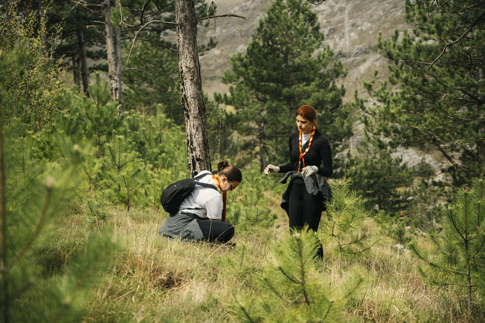 <p>U akciji učestvovalo više od 60 volontera, predvođenih Savezom izviđača Crne Gore</p>