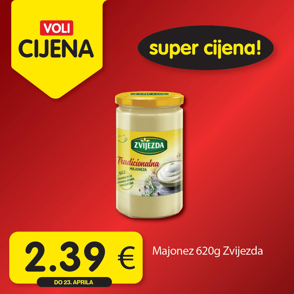 <p><em>Atraktivni proizvodi uz najpovoljnije cijene na tržištu, dostupni u svim Voli i Naš diskont marketima.</em></p>