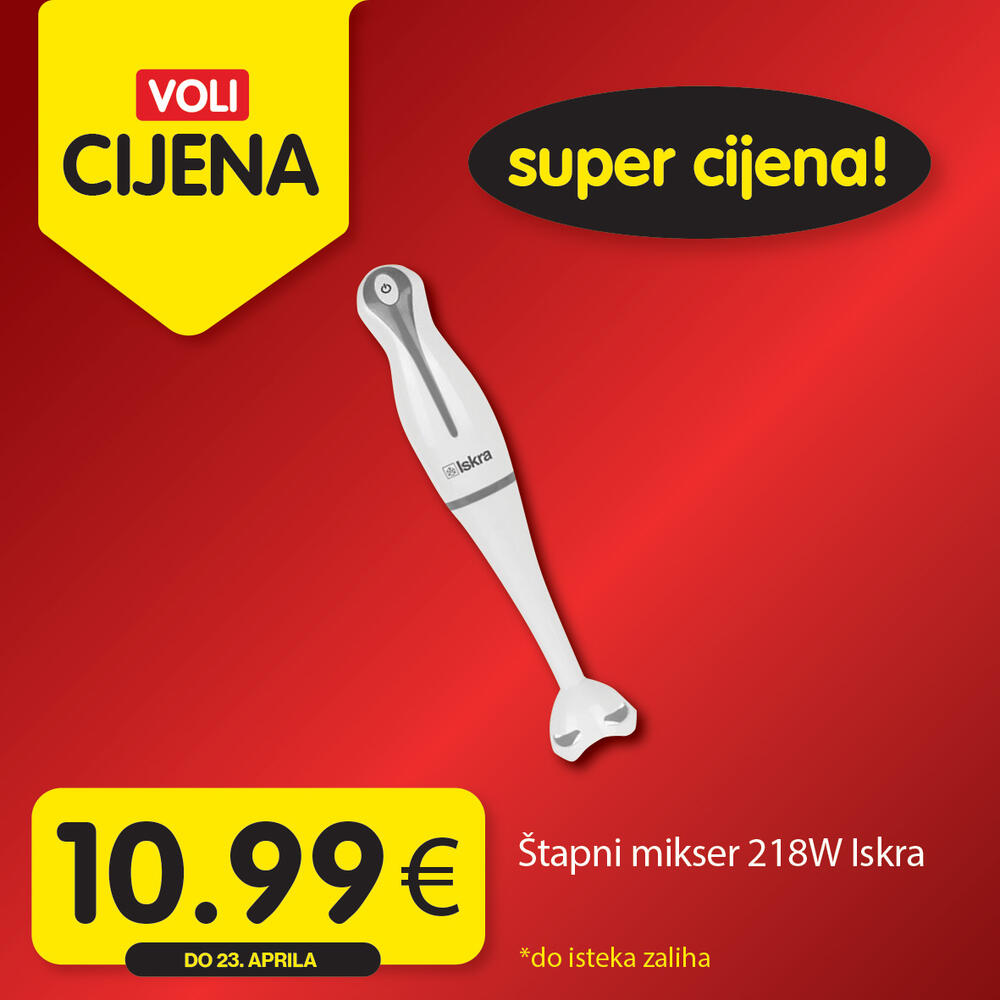 <p><em>Atraktivni proizvodi uz najpovoljnije cijene na tržištu, dostupni u svim Voli i Naš diskont marketima.</em></p>